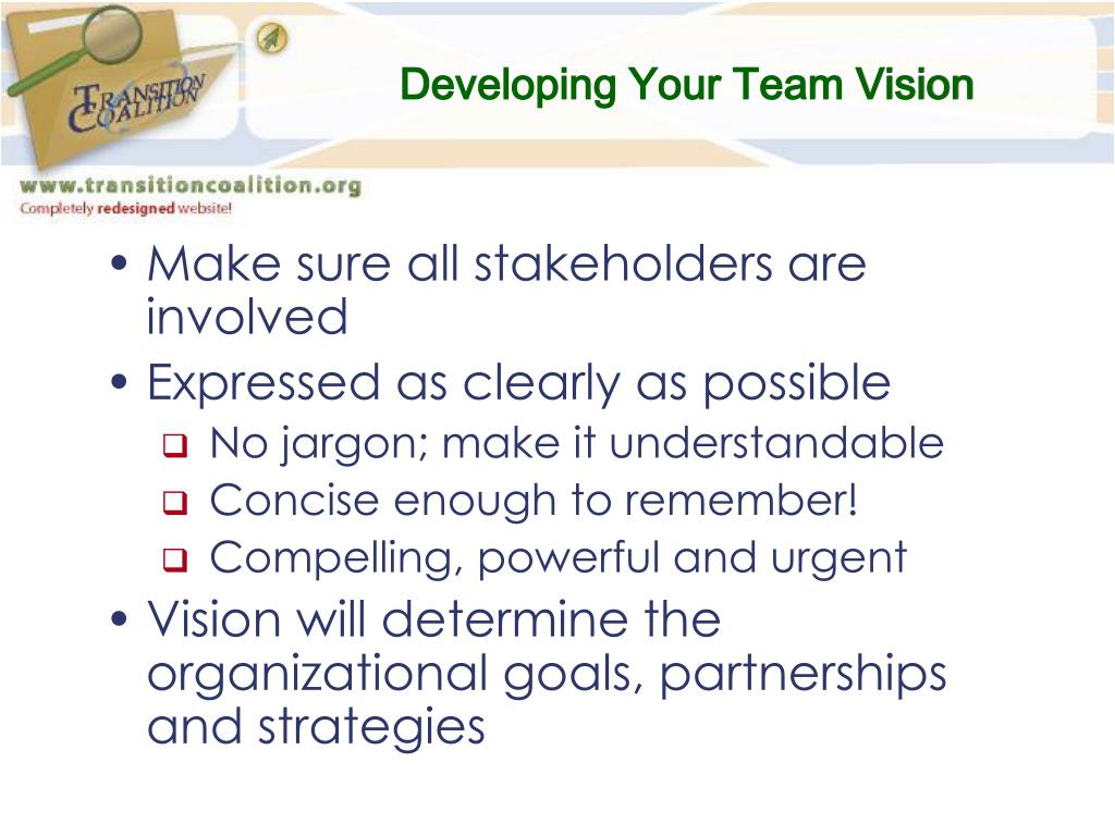 PPT Creating a Team Vision PowerPoint Presentation, free download ID4009615
