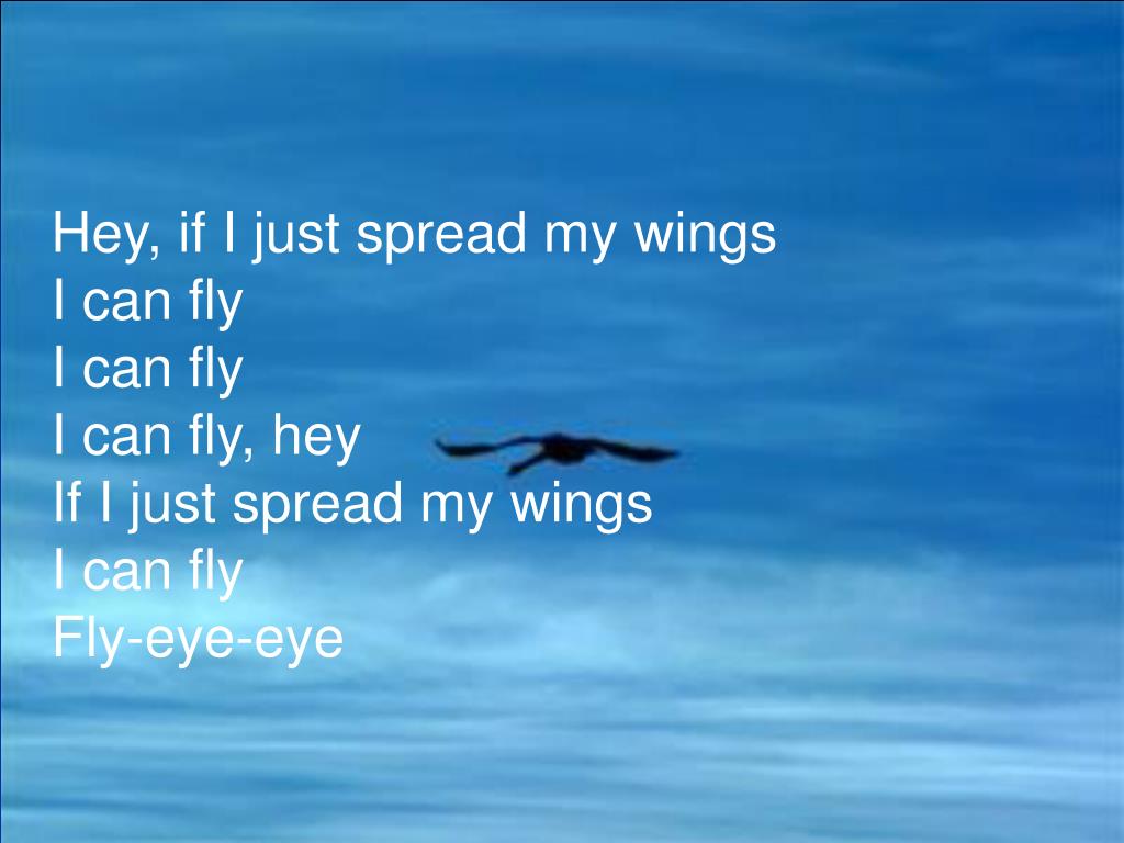 PPT I believe I can fly PowerPoint Presentation, free download ID