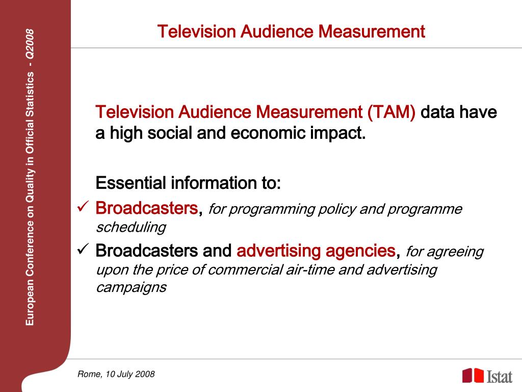PPT Sampling and non sampling errors in the Italian Television