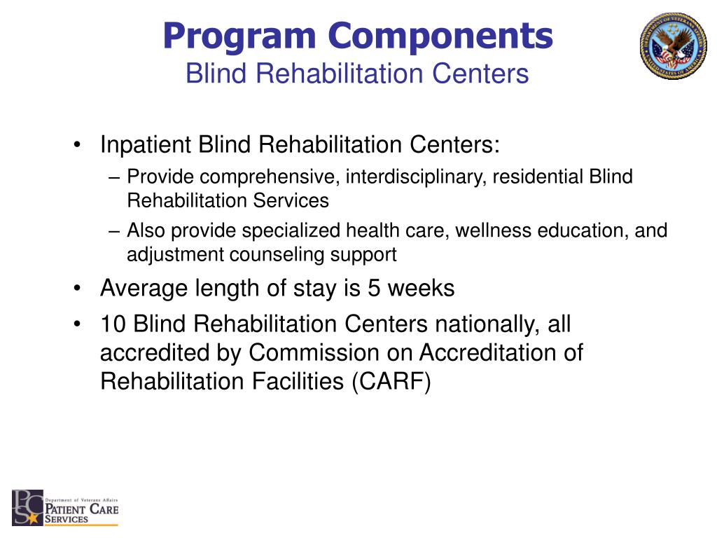 PPT VA Blind Rehabilitation Services PowerPoint Presentation, free