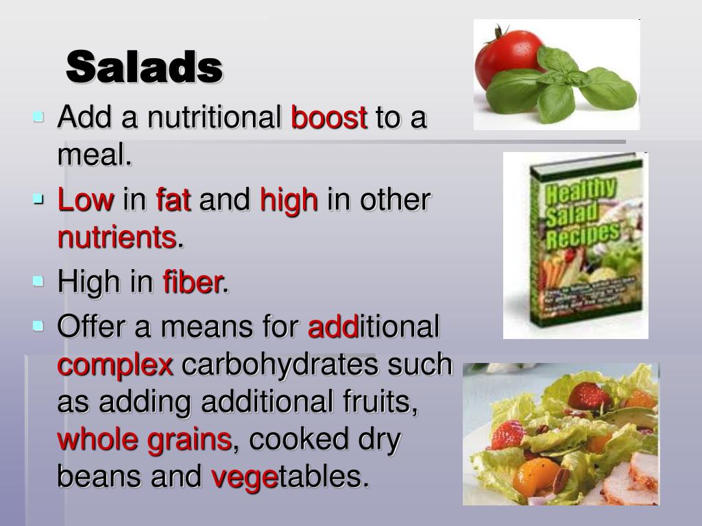 PPT Salads and Salad Dressings PowerPoint Presentation, free download