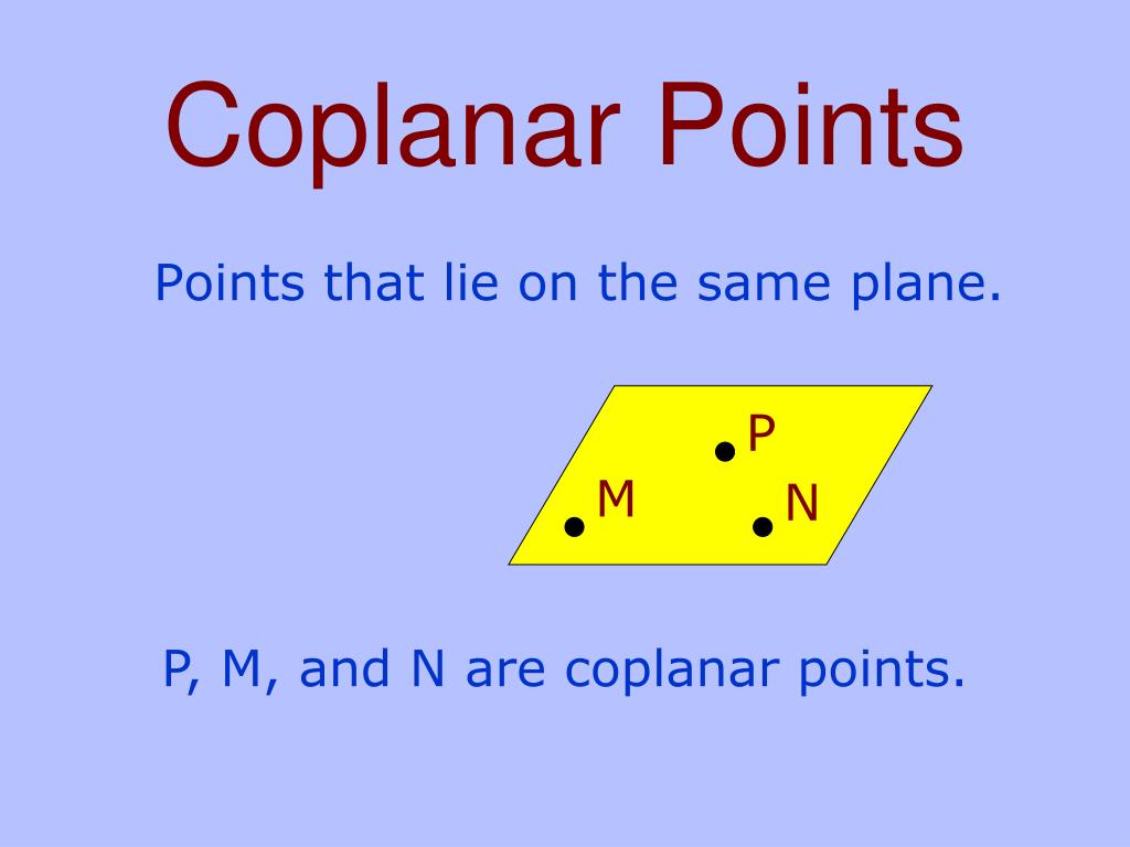 PPT Introduction to Geometry Points, Lines, and Planes PowerPoint