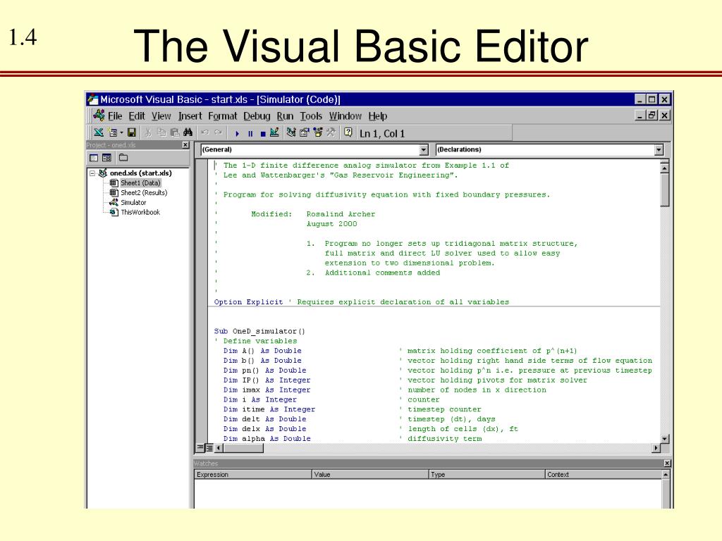 PPT Visual Basic Introduction PowerPoint Presentation, free download ID4018377