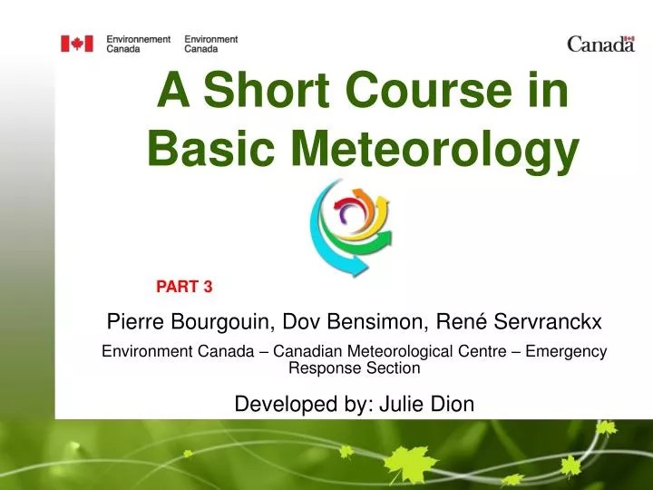 PPT A Short Course in Basic Meteorology PowerPoint Presentation, free