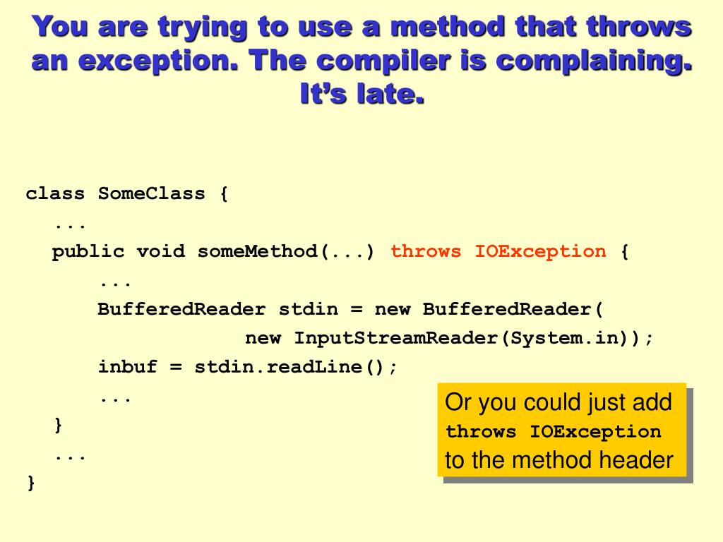 PPT Exceptions PowerPoint Presentation, free download ID4028559