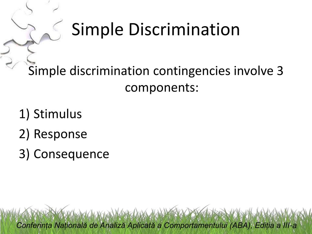 PPT Conditional Discrimination Procedures Understanding to