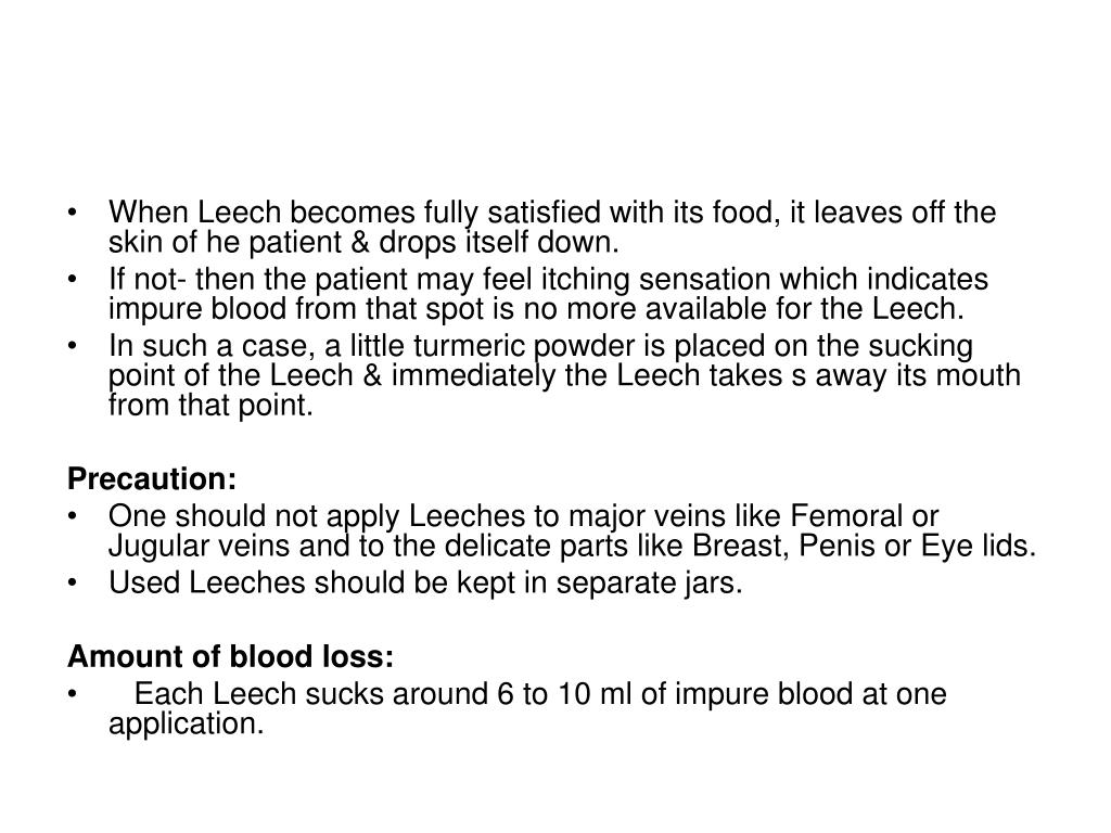PPT Leech & Blood Letting Therapy PowerPoint Presentation, free download ID4038856