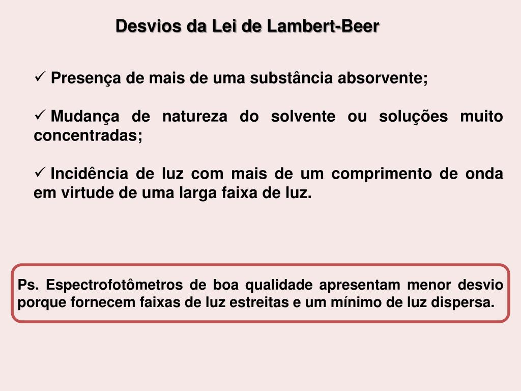 Quais Os Fundamentos Da Lei De Lambert Beer Lei de Partilha