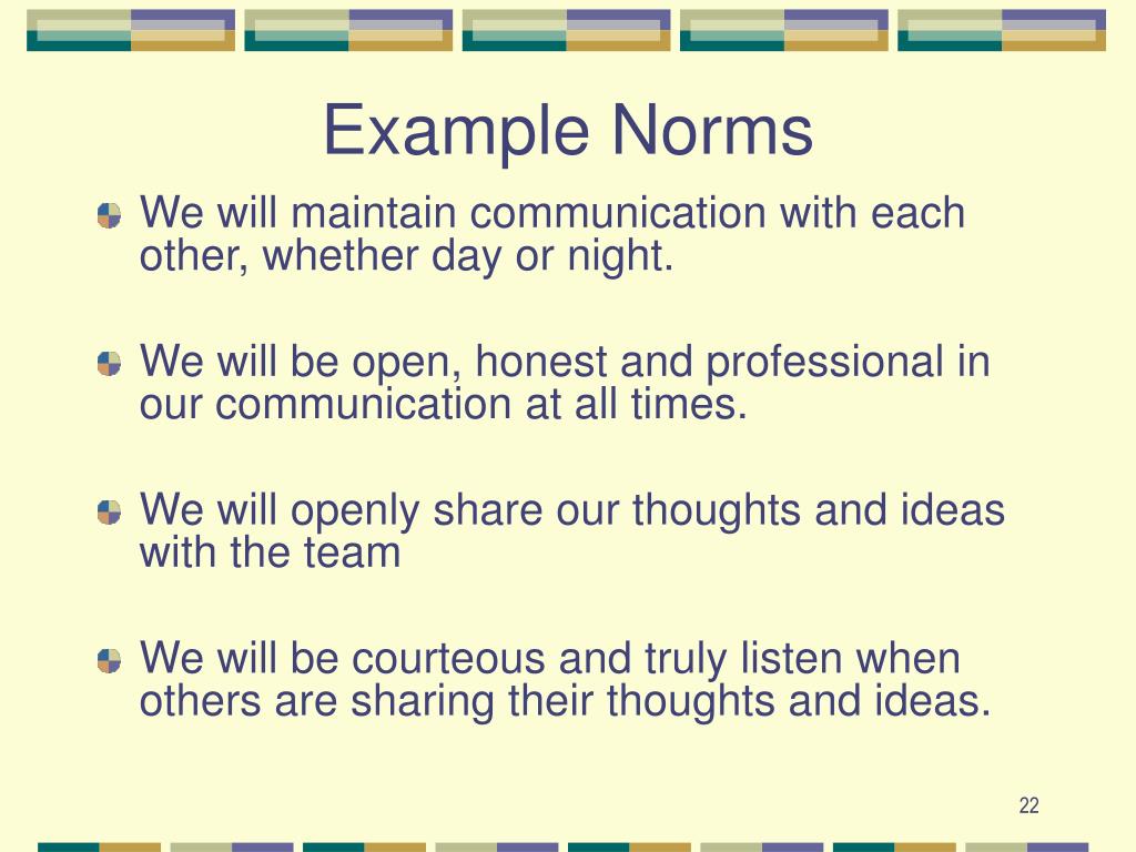PPT TeamBuilding & Norms PowerPoint Presentation, free download ID