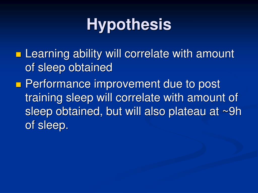 PPT Sleep Deprivation History and Memory Consolidation PowerPoint