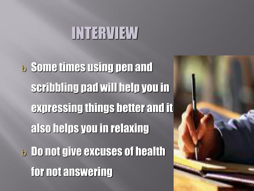 PPT HOW TO FACE AN INTERVIEW PowerPoint Presentation, free download