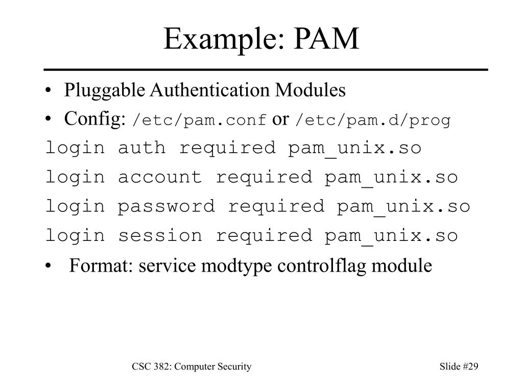 PPT CSC 382 Computer Security PowerPoint Presentation, free download