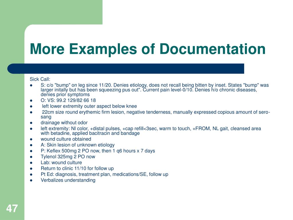 PPT MEDICAL RECORD DOCUMENTATION PowerPoint Presentation, free