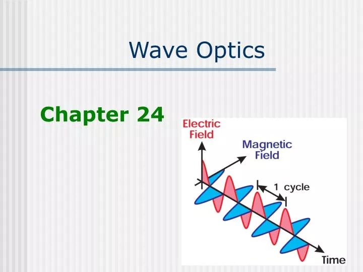 PPT Wave Optics PowerPoint Presentation, free download ID4055176