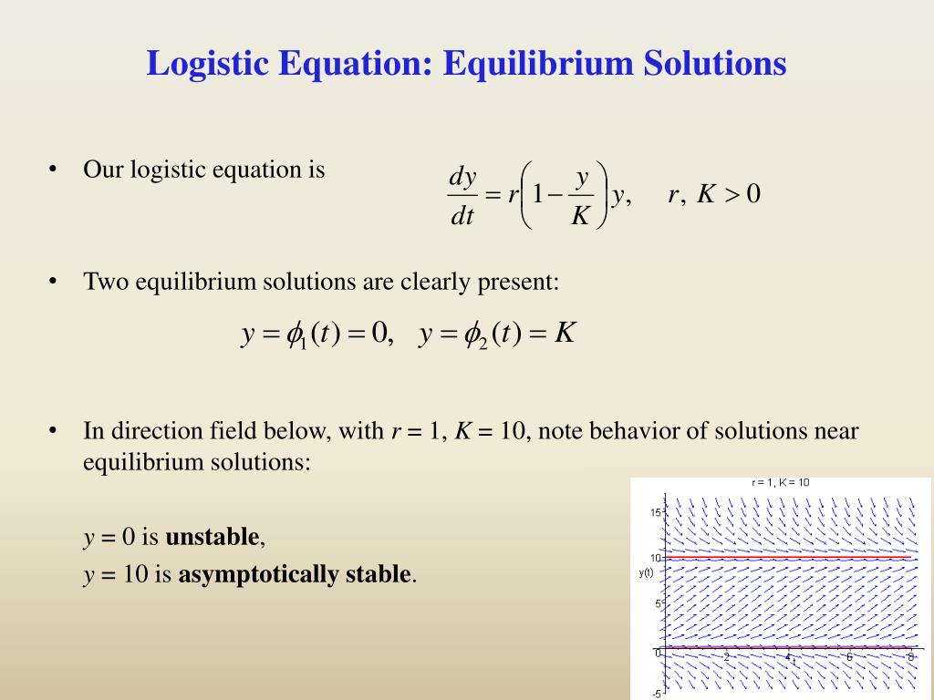 PPT Ch 2.5 Autonomous Equations and Population Dynamics PowerPoint