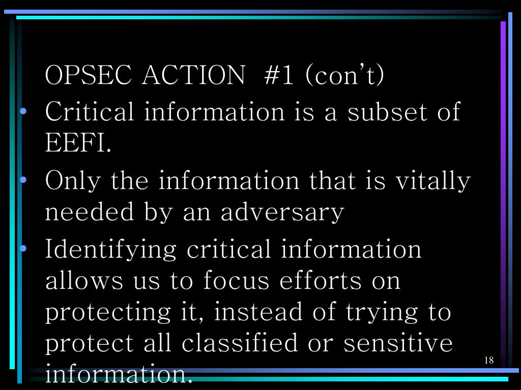 PPT OPERATIONS SECURITY and FORCE PROTECTION PowerPoint Presentation