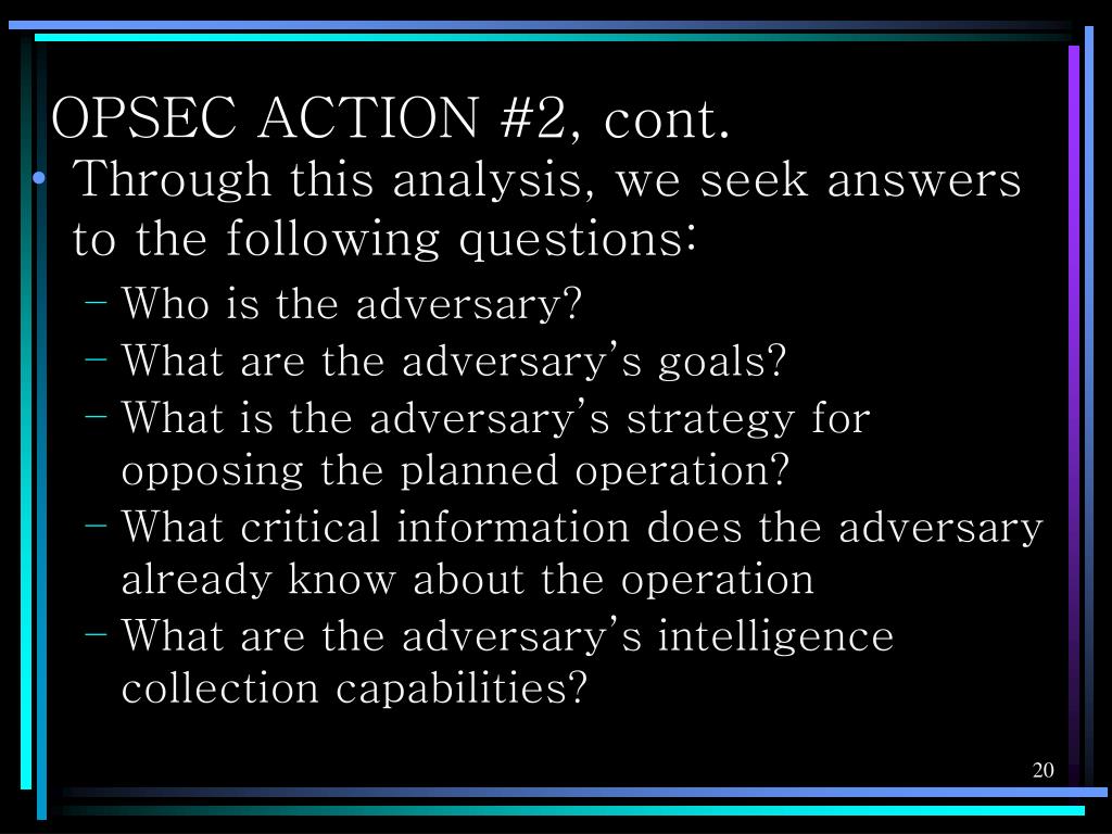 PPT OPERATIONS SECURITY and FORCE PROTECTION PowerPoint Presentation
