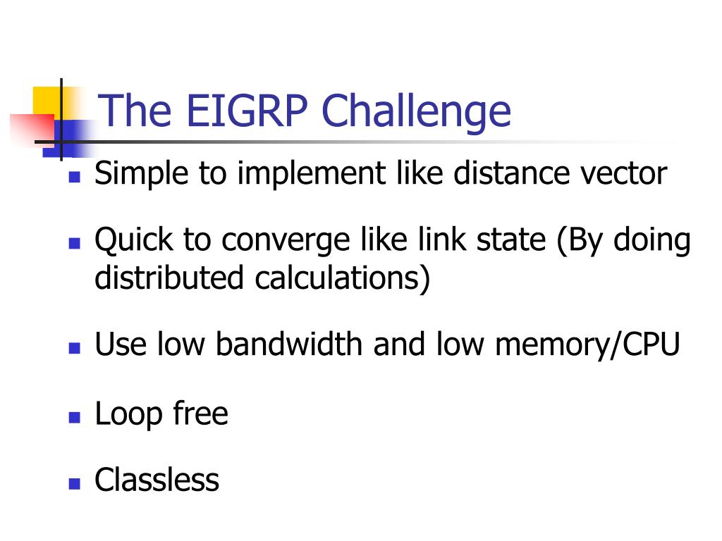 PPT EIGRP routing protocol PowerPoint Presentation, free download