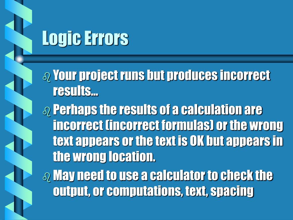 PPT Finding & Fixing Errors PowerPoint Presentation, free download