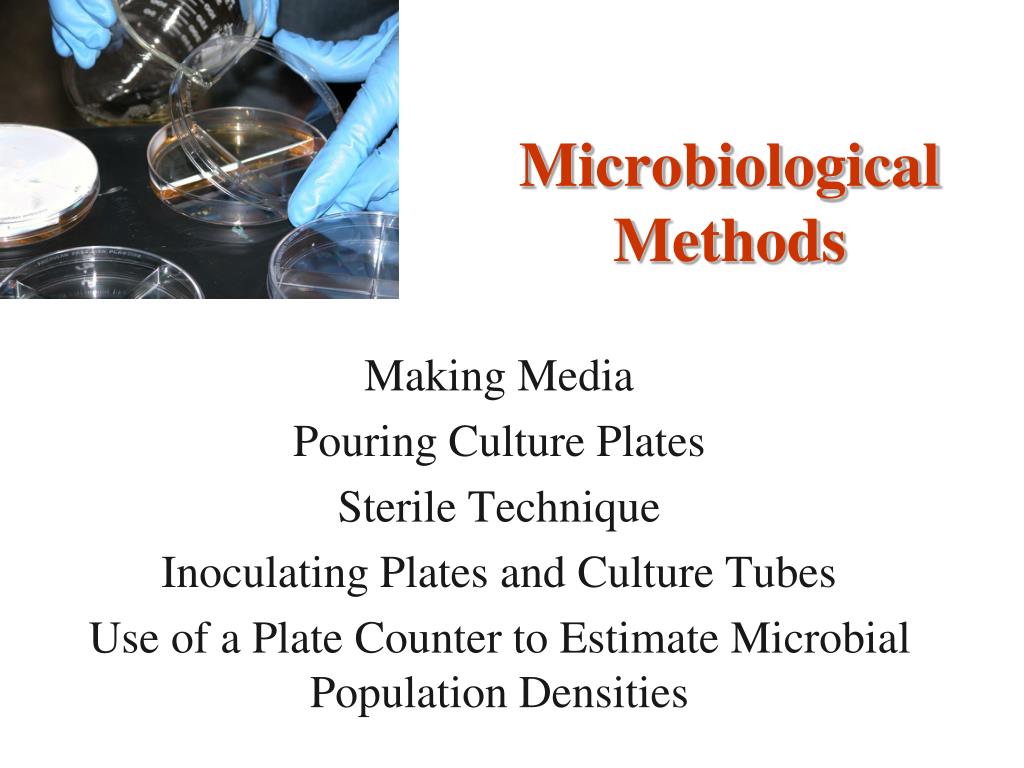 PPT Microbiological Methods PowerPoint Presentation, free download