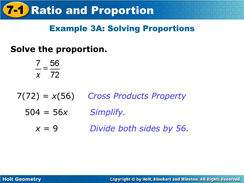 PPT Write and simplify ratios. Use proportions to solve problems