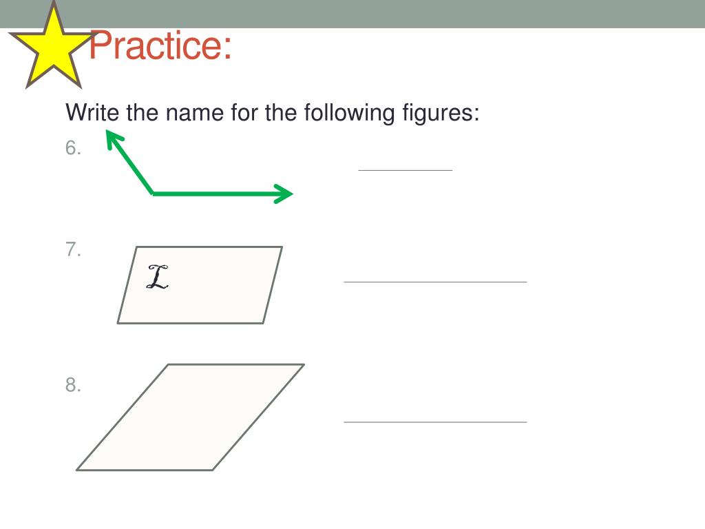 PPT - EQ: How do we name the basic Geometric figures? PowerPoint
