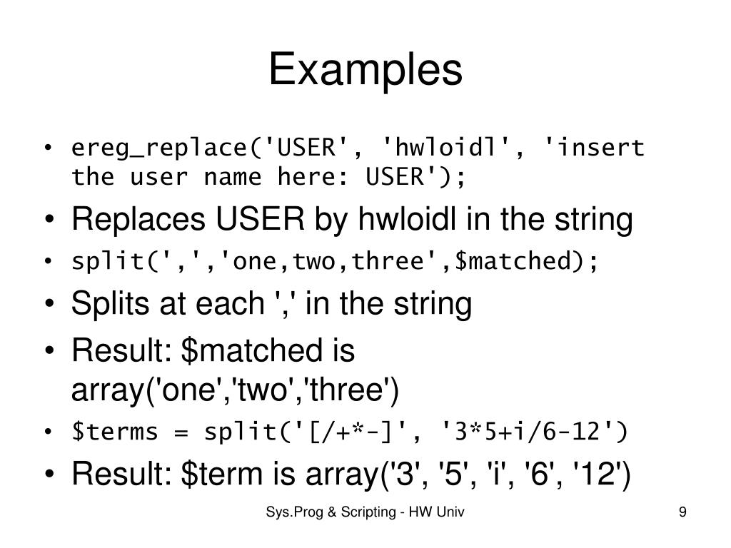 PPT Systems Programming & Scripting PowerPoint Presentation, free