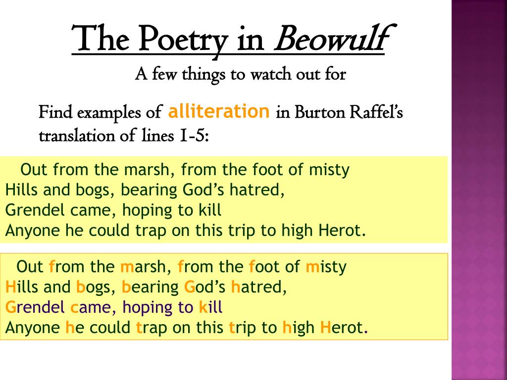 PPT Beowulf PowerPoint Presentation, free download ID4073812