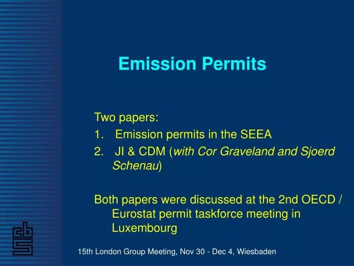 PPT Emission Permits PowerPoint Presentation, free download ID4074875