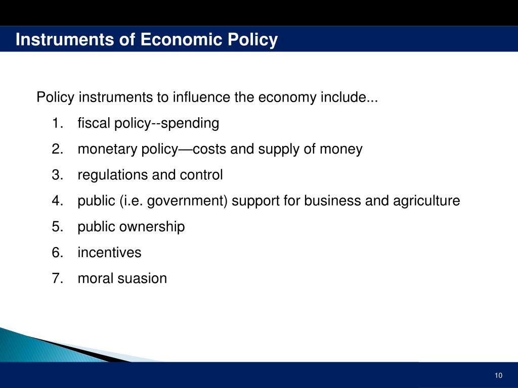 PPT Economic Policy PowerPoint Presentation, free download ID4075214