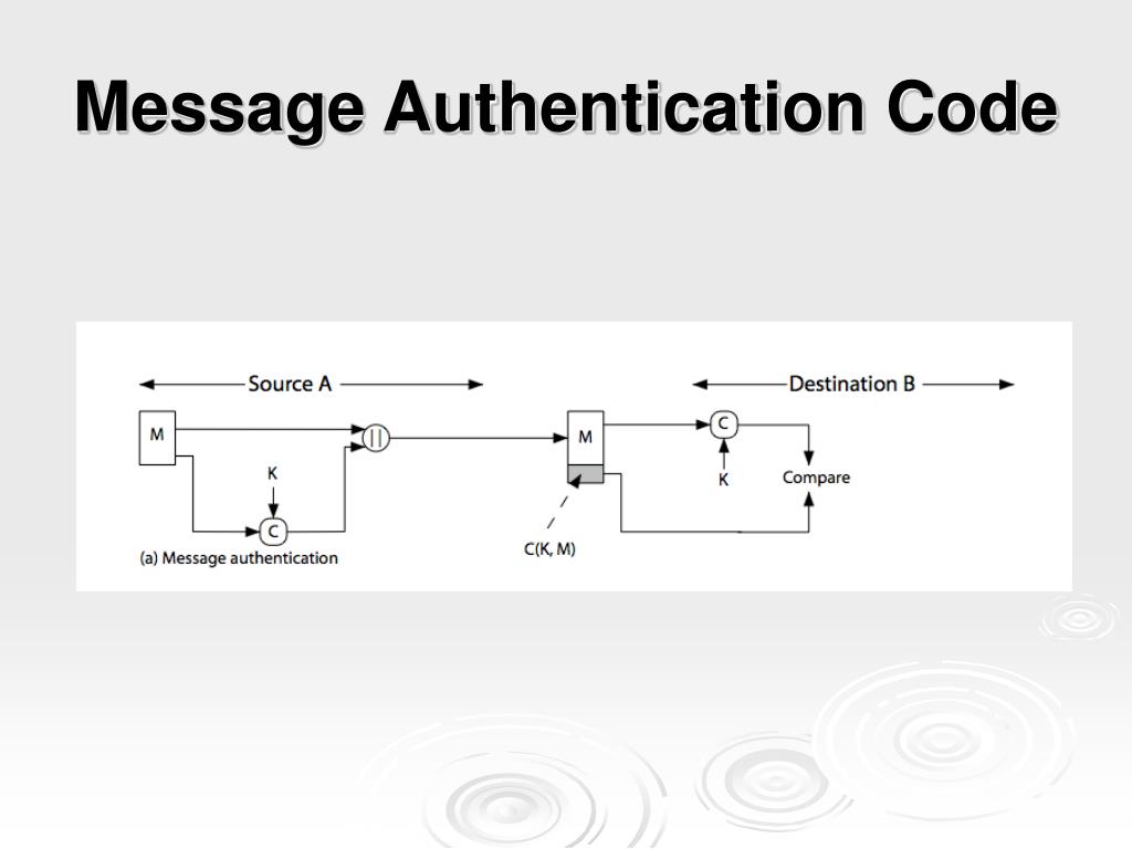 PPT Message Authentication PowerPoint Presentation, free download