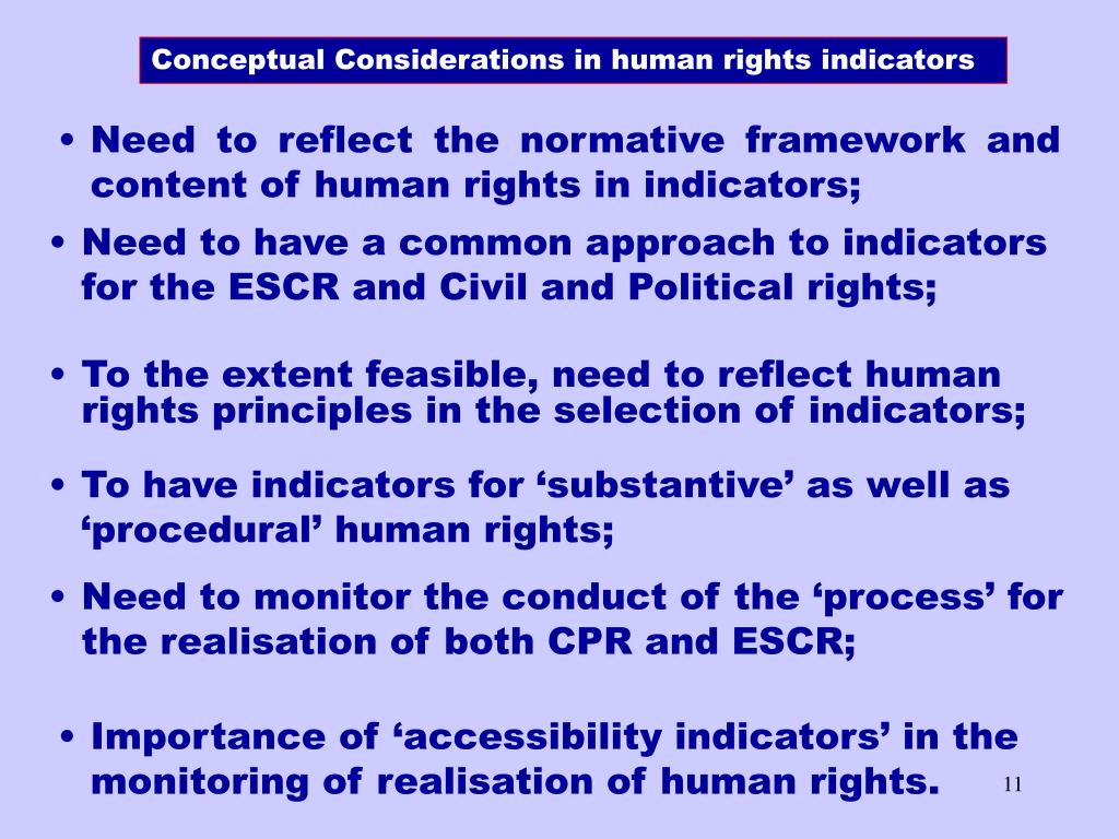 PPT Quantitative Human Rights Indicators Some Conclusions from a