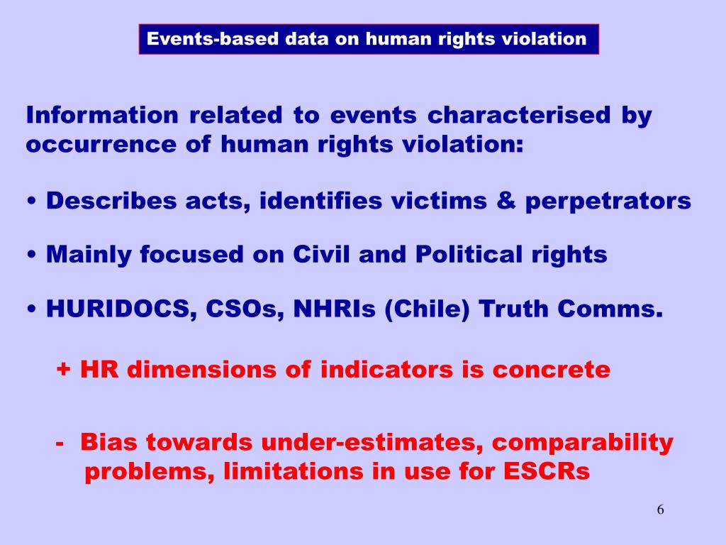 PPT Quantitative Human Rights Indicators Some Conclusions from a