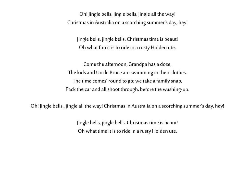 PPT Dashing through the bush, On a rusty Holden Ute, kicking up the