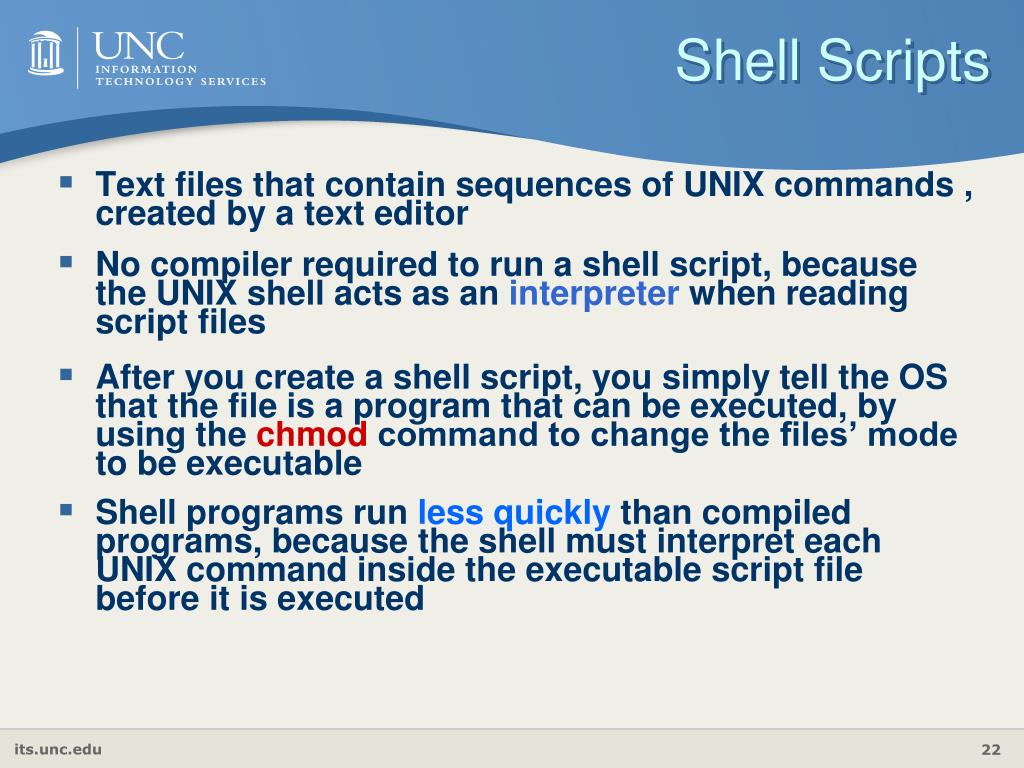 PPT Shell Scripting PowerPoint Presentation, free download ID4085123