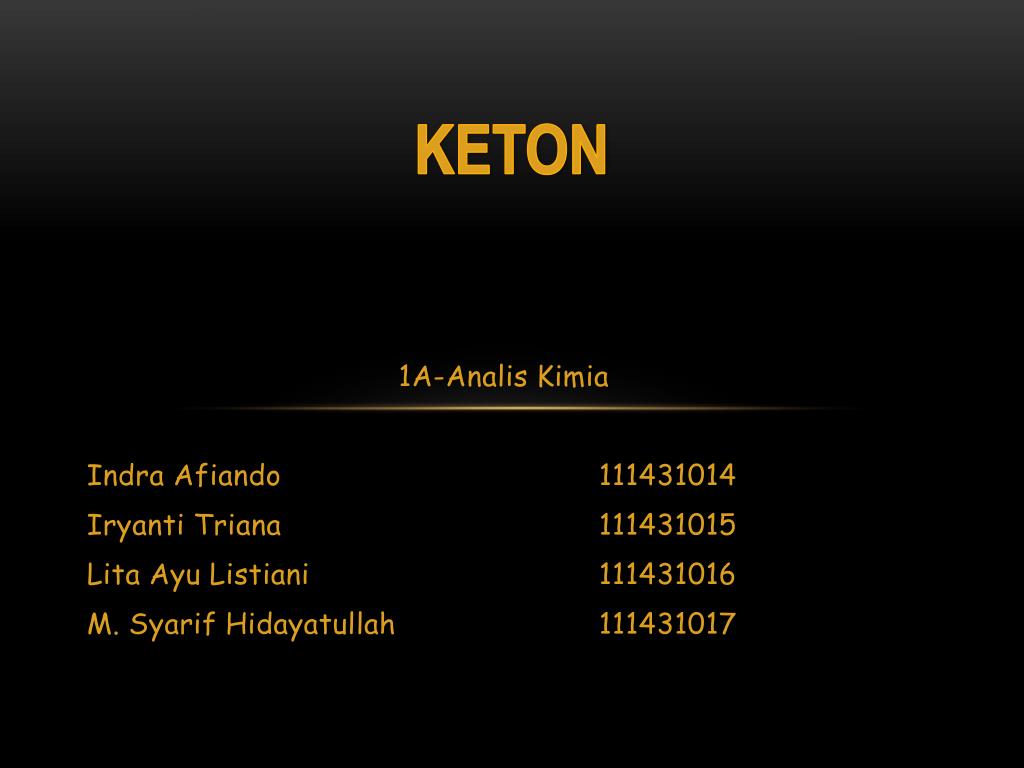 PPT KETON PowerPoint Presentation, free download ID