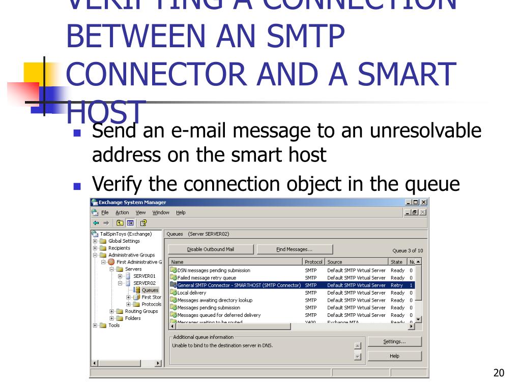 PPT SMTP PROTOCOL CONFIGURATION AND MANAGEMENT PowerPoint