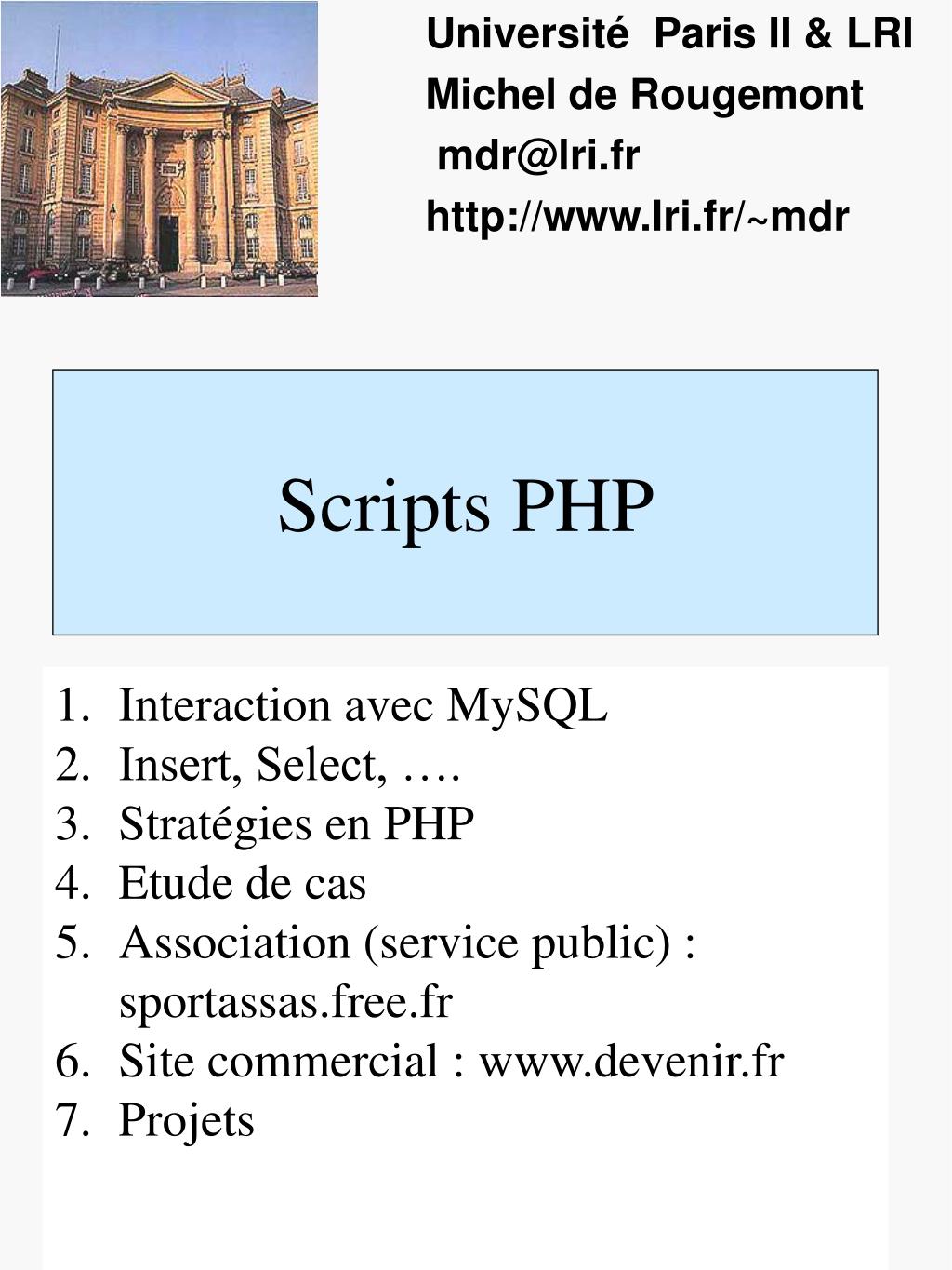 PPT Scripts PHP PowerPoint Presentation, free download ID4086353