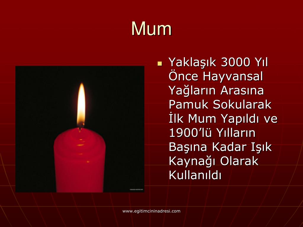 PPT Geçmişten Günümüze Aydınlatma Araçları PowerPoint Presentation