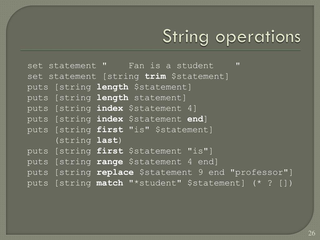 PPT Tcl / Tk Tutorial PowerPoint Presentation, free download ID4094602