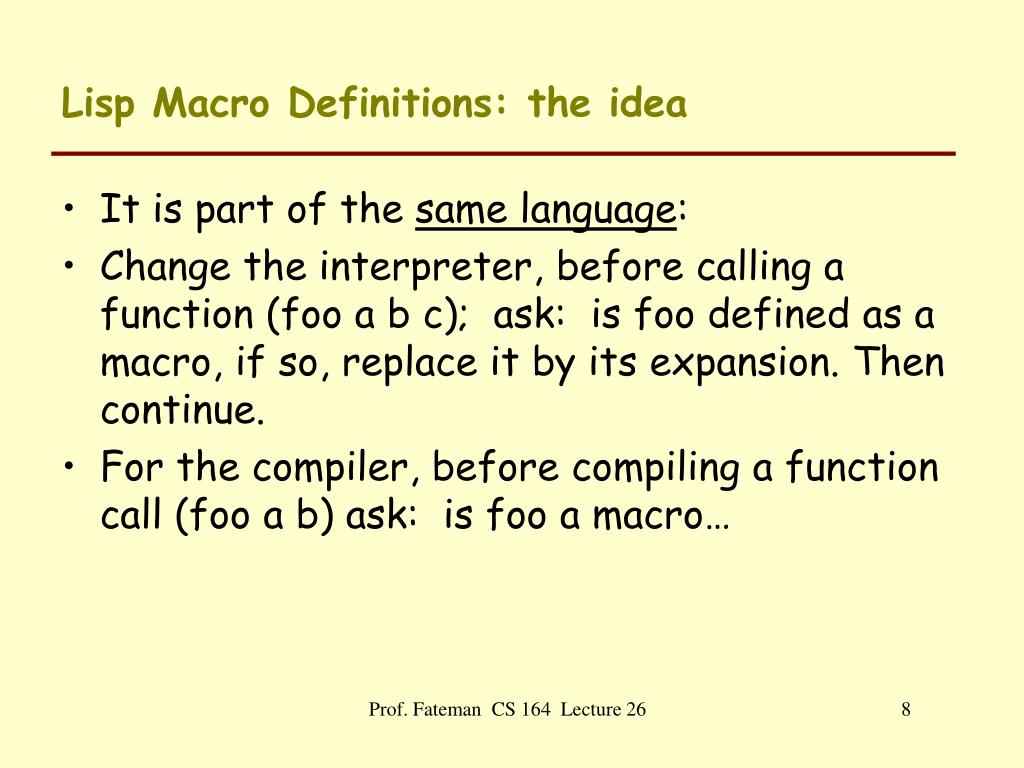 PPT Macro Expansion/ Macro Languages PowerPoint Presentation, free