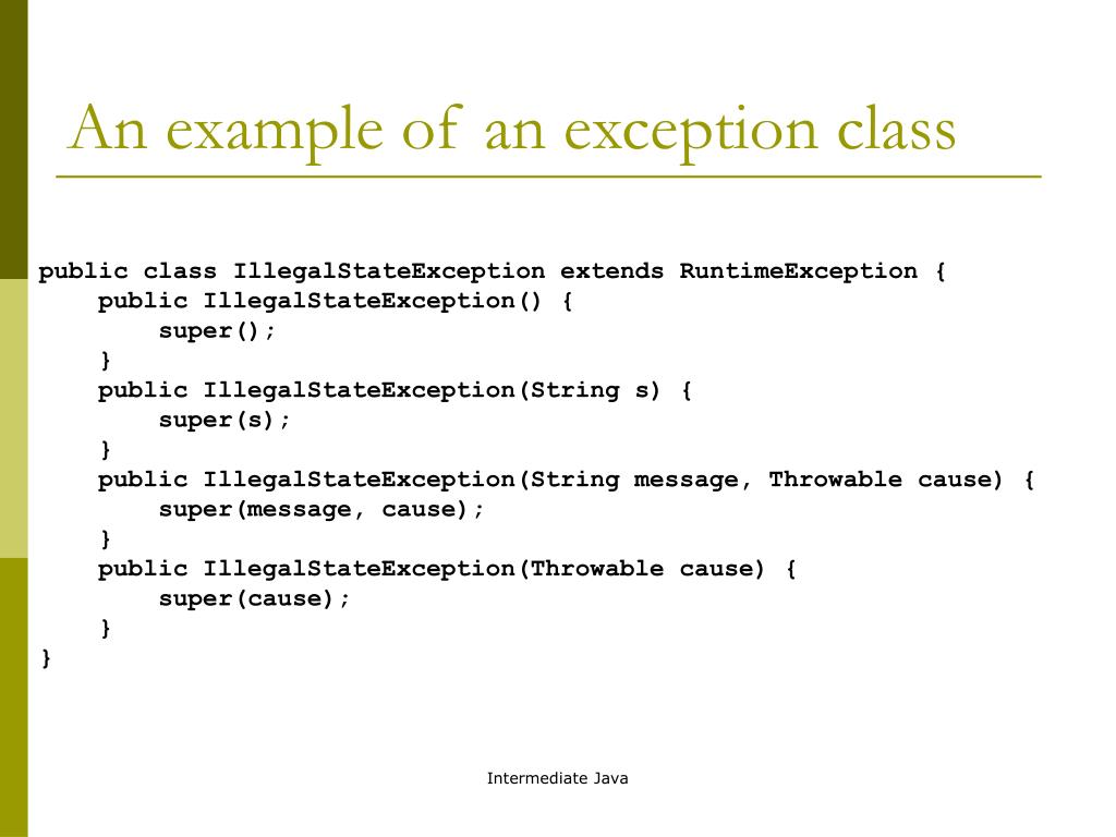 PPT Exceptions and Exception Handling PowerPoint Presentation, free