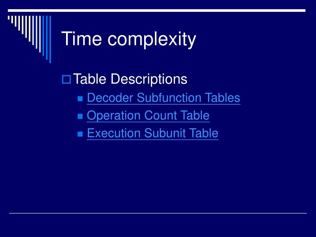 PPT H.264/AVC Baseline Profile Decoder Complexity Analysis PowerPoint
