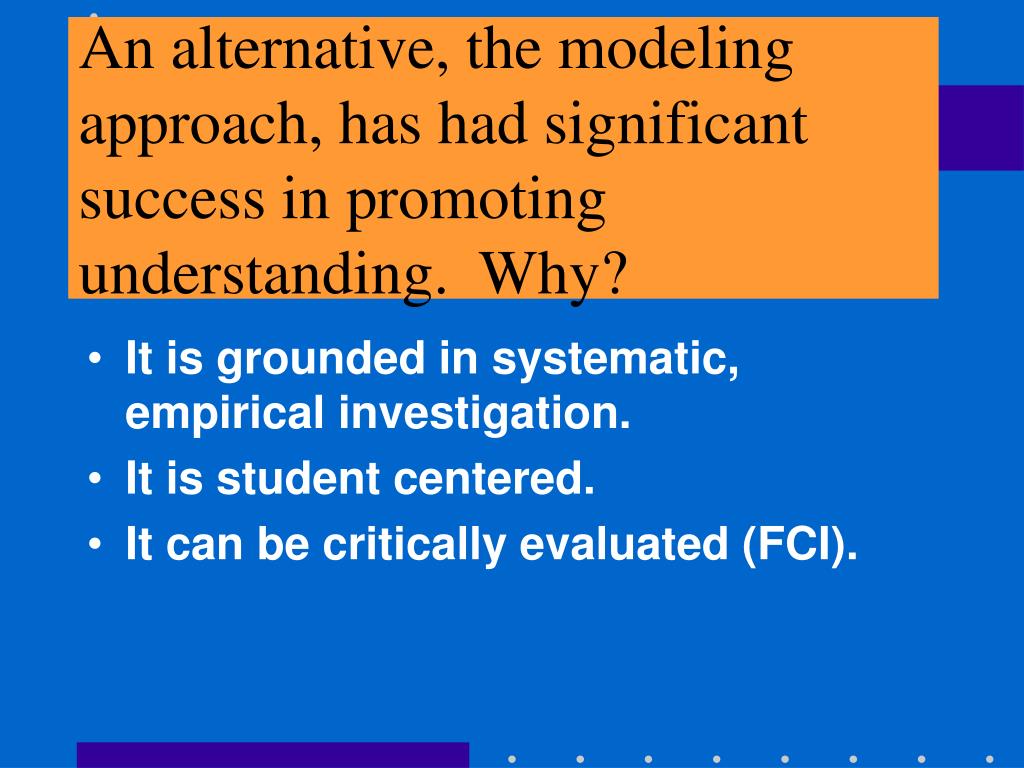 PPT The Modeling Approach to Teaching Physics PowerPoint Presentation
