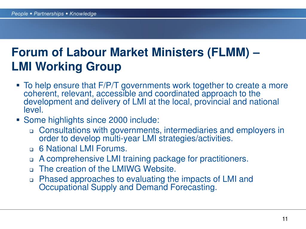 PPT The Federal Government's Role in Labour Market Information in