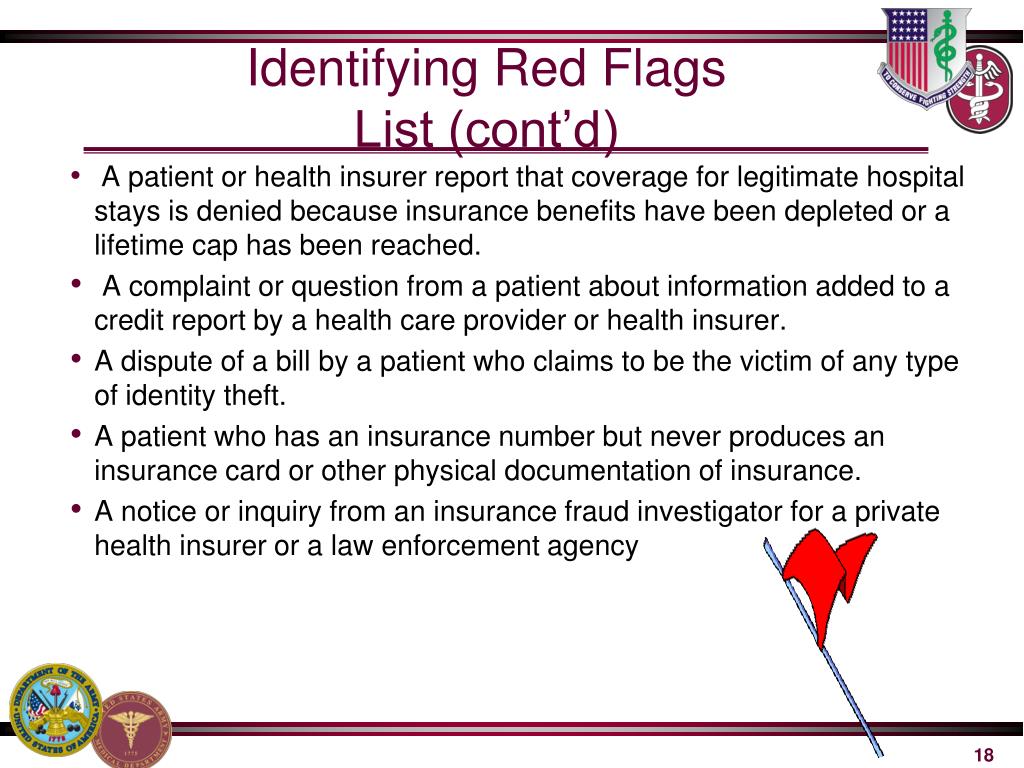 PPT The Red Flag Rule and Medical Identity Theft Prevention Program