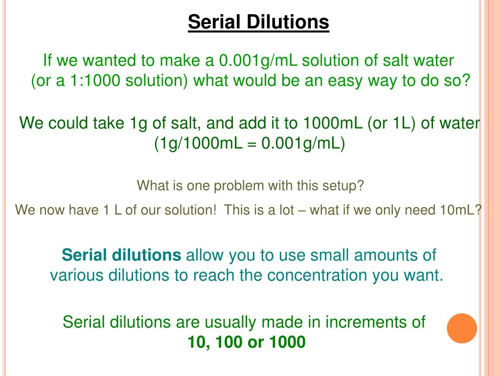PPT Concentration and Dilution of Solutions PowerPoint Presentation