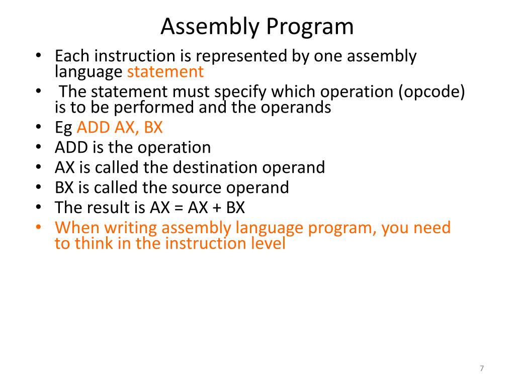 PPT 8086 Assembly Language Programming I PowerPoint Presentation