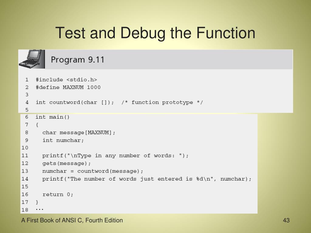 PPT A First Book of ANSI C Fourth Edition PowerPoint