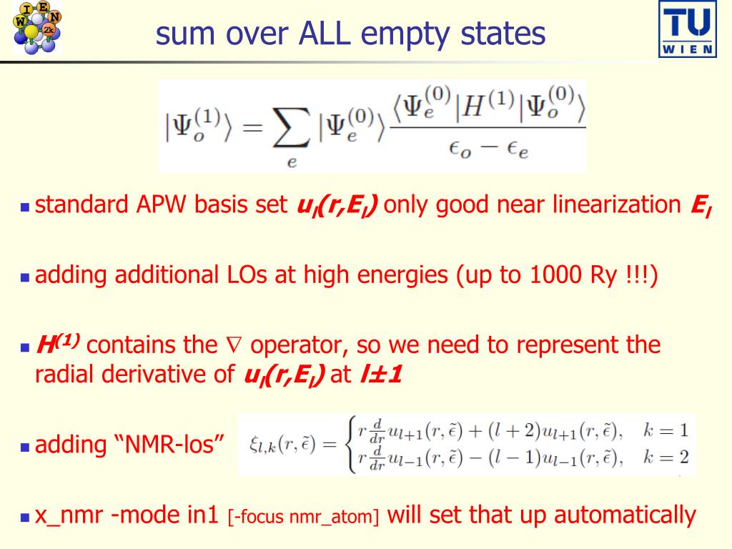 PPT Calculations of NMR chemical shifts in solids PowerPoint